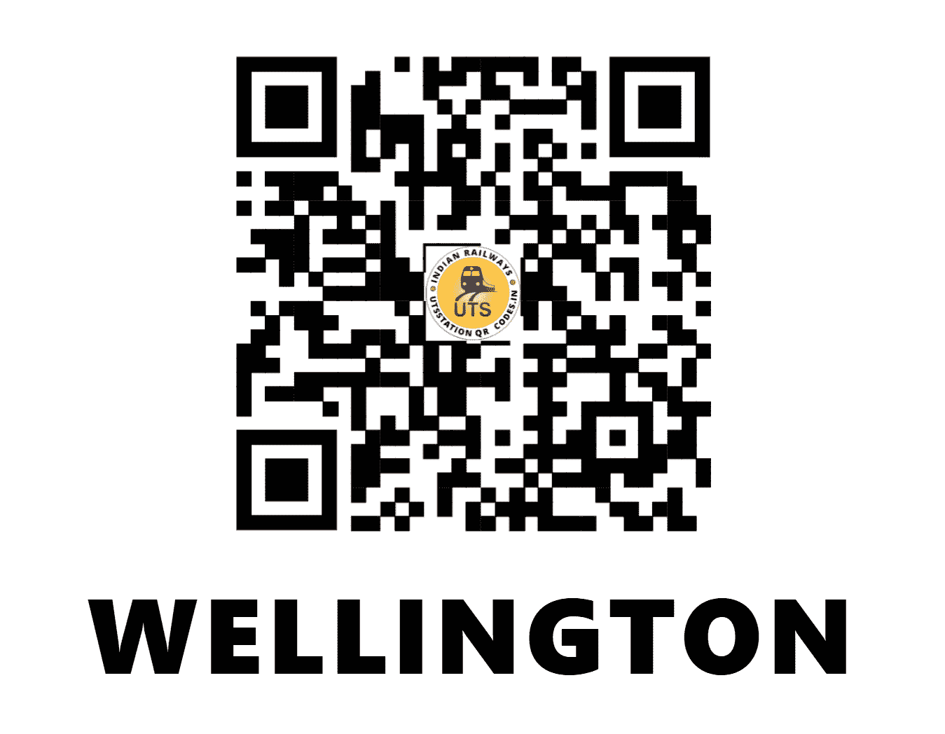 UTS QR Code for WELLINGTON - WEL (SR - TAMIL NADU)